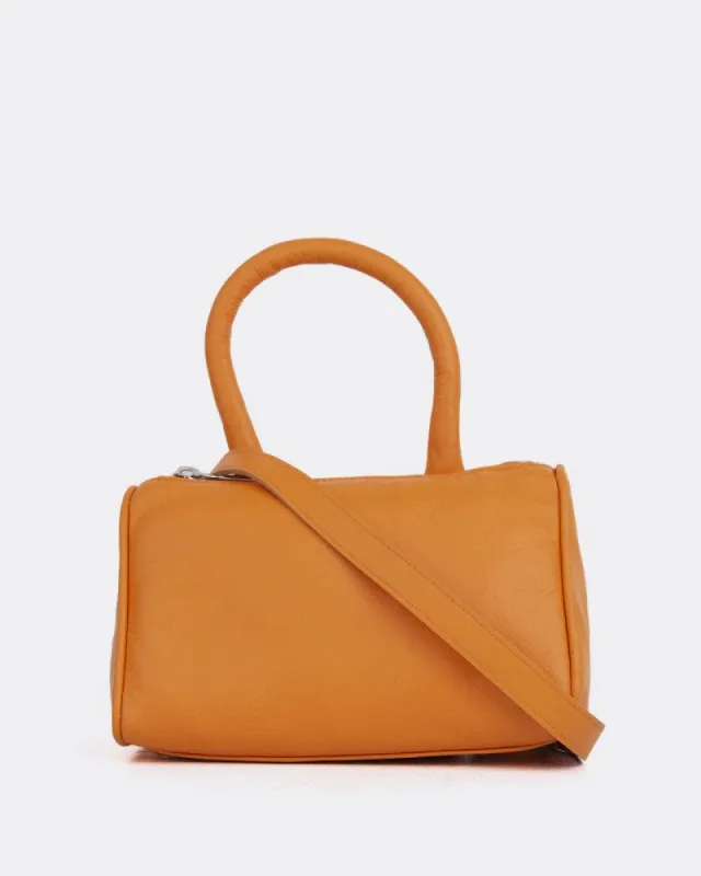 Romalia Orange Leather sold by L'Intervalle