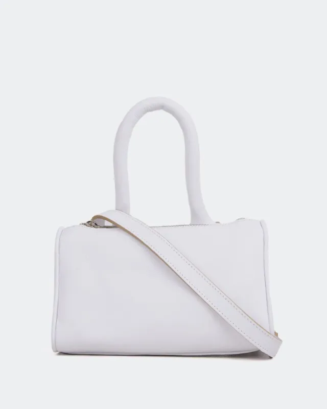 Romalia White Leather sold by L'Intervalle