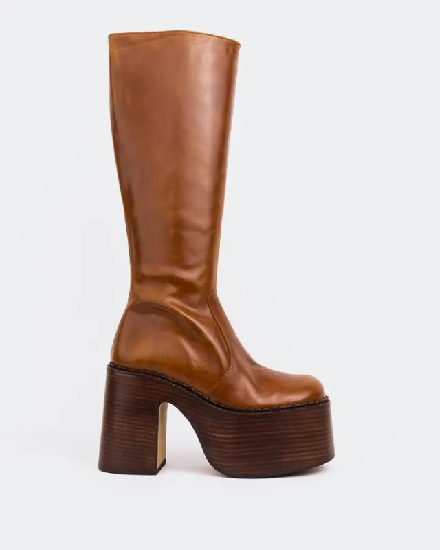 Bowie Cognac Leather sold by L'Intervalle