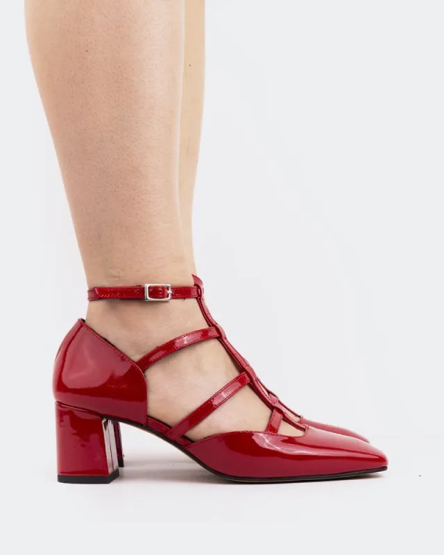 Parsons Red Patent made by L'Intervalle