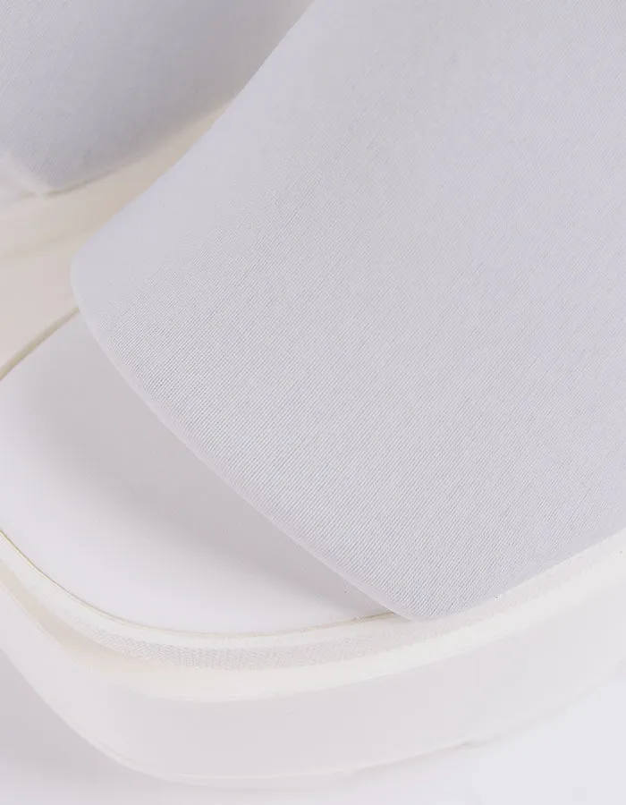 Hopeful White Lycra sold by L'Intervalle product image thumbnail 4