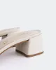 Fortunata Off White Leather sold by L'Intervalle