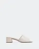 Fortunata Off White Leather sold by L'Intervalle