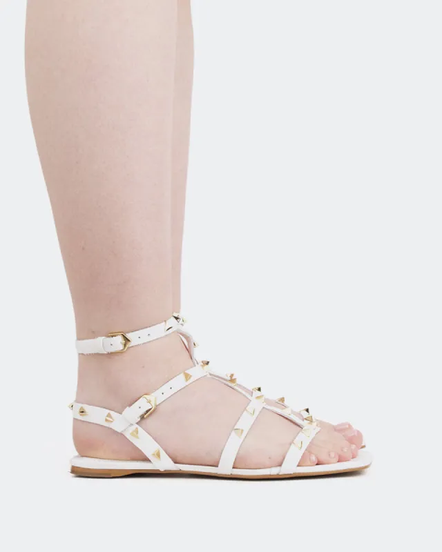 Marcie White Leather sold by L'Intervalle