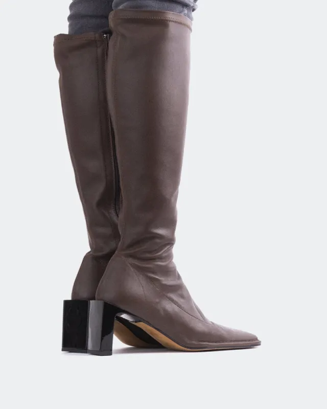 Malzi Brown Leather sold by L'Intervalle