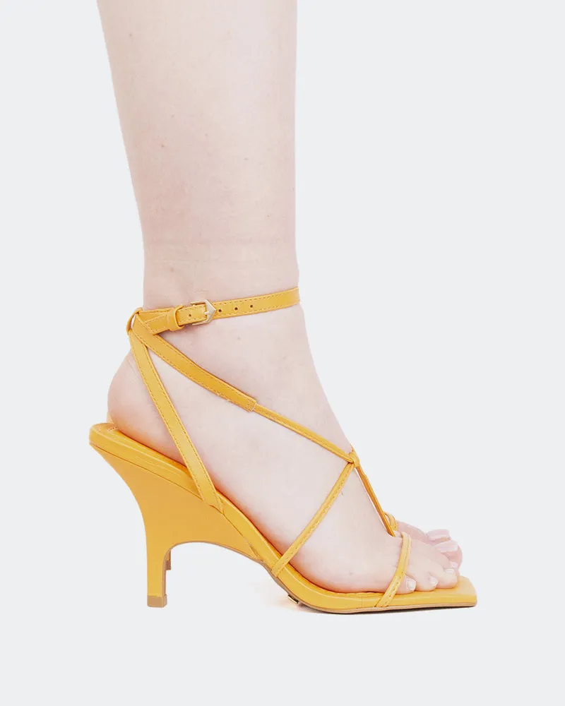 Liquid Orange Leather sold by L'Intervalle