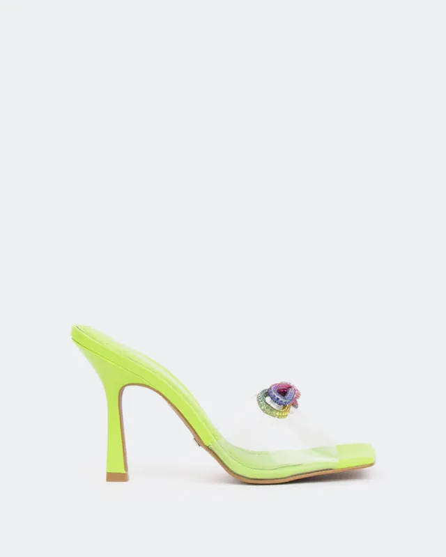 Sanya, Green Clear/Vinyl Vert sold by L'Intervalle