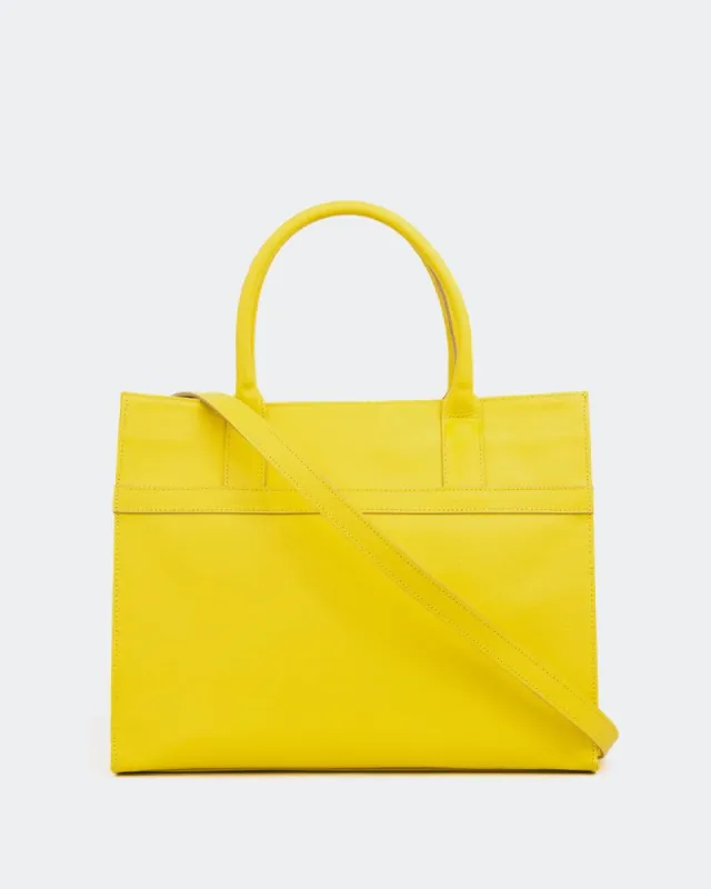 Mercucio Yellow Leather sold by L'Intervalle