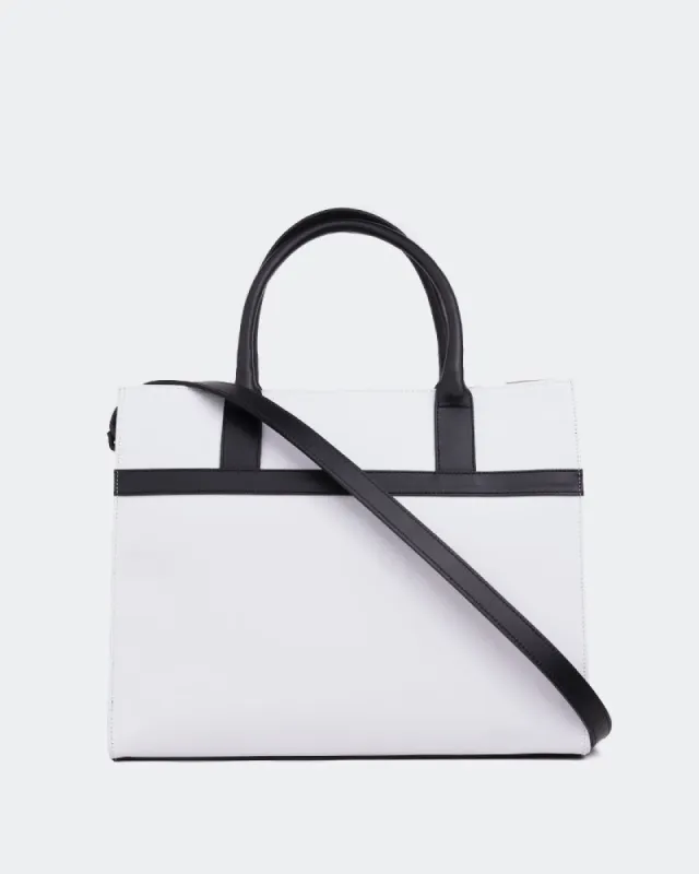 Mercucio White-Black Leather sold by L'Intervalle