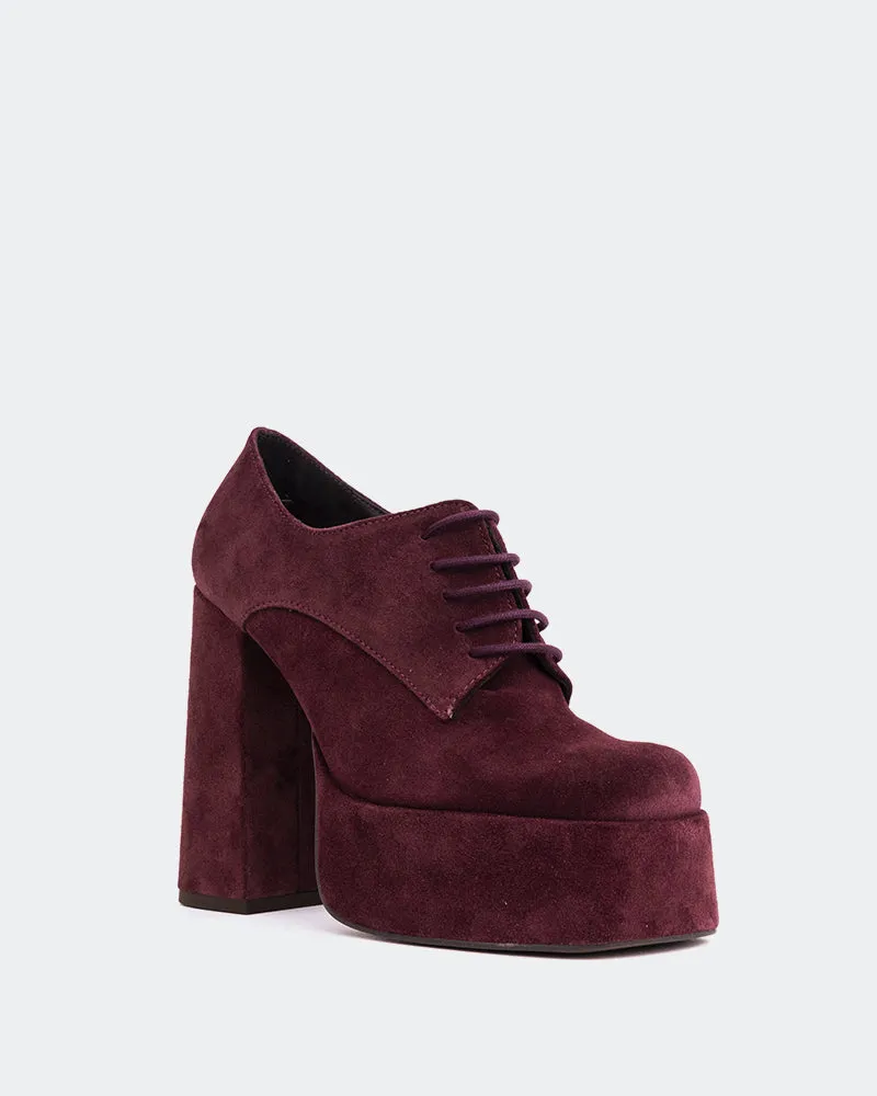 Ursuline Burgundy Suede sold by L'Intervalle product image thumbnail 2