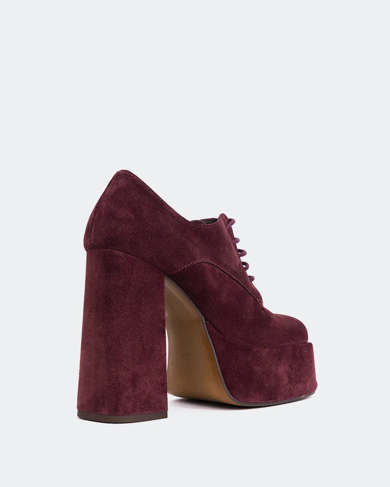 Ursuline Burgundy Suede sold by L'Intervalle product image thumbnail 3