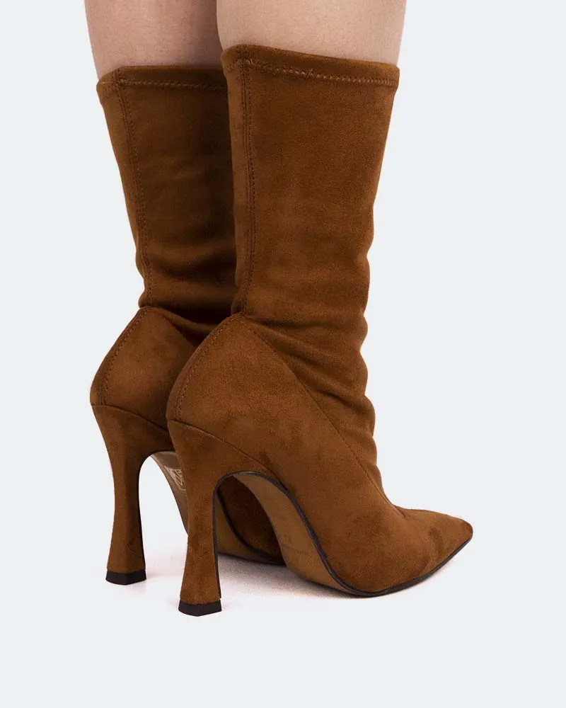 Èze Tan Suede Stretch sold by L'Intervalle product image thumbnail 3