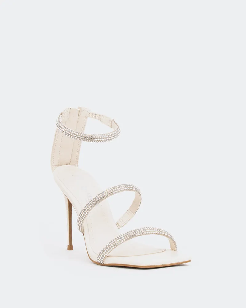 Shamari, Off White Leather/Cuir Blanc Cassé sold by L'Intervalle product image thumbnail 2