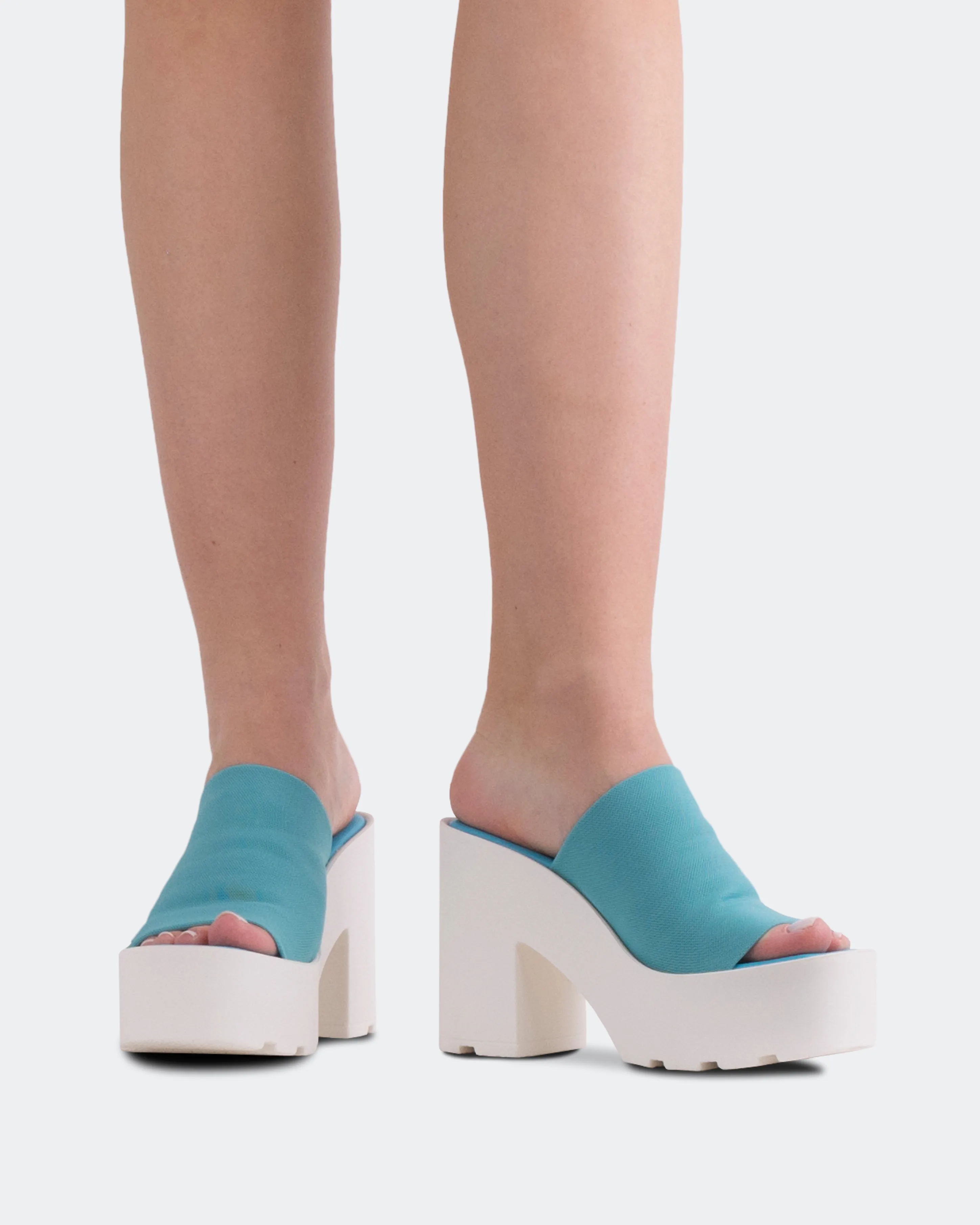 Carangi Blue Lycra sold by L'Intervalle product image thumbnail 2