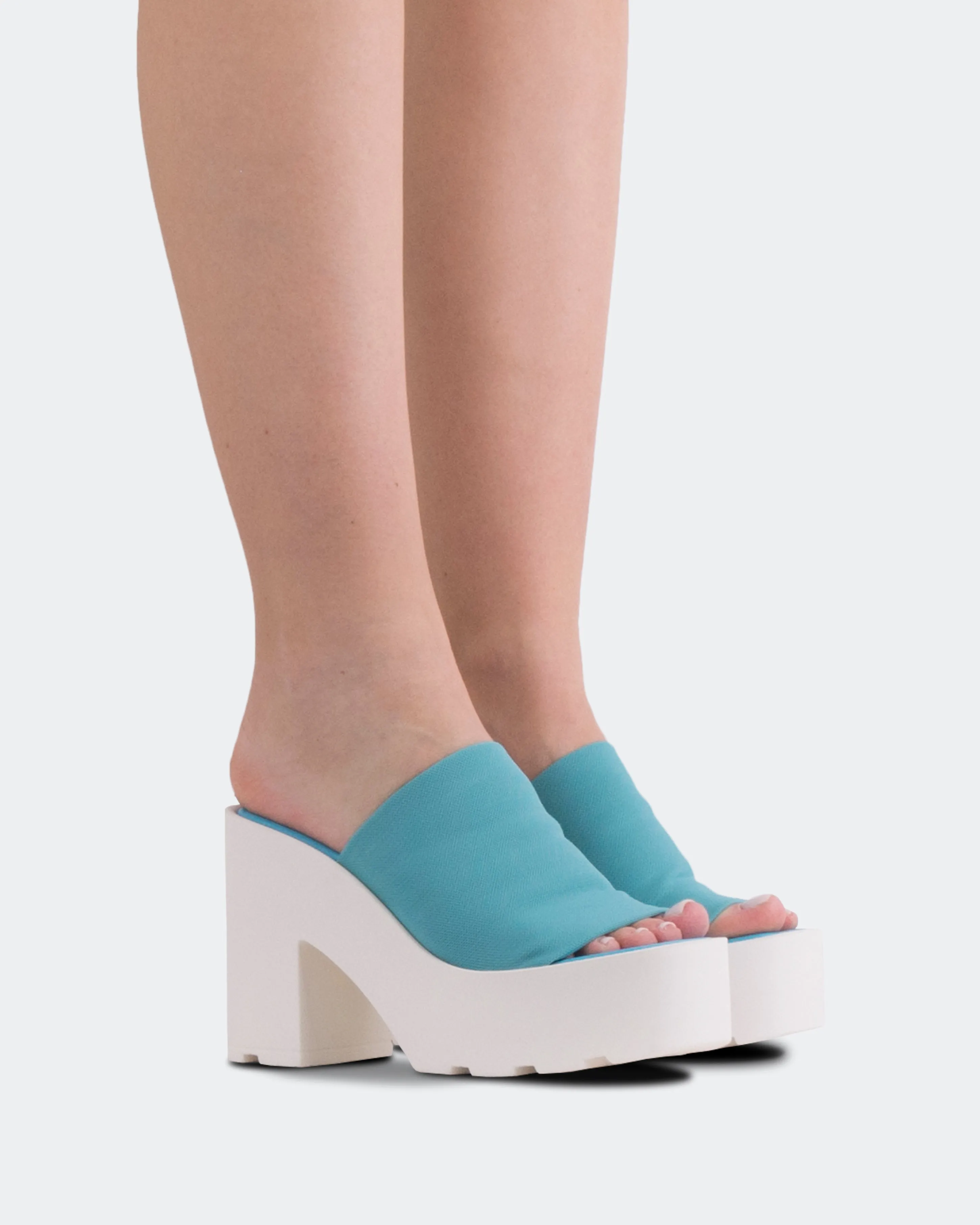 Carangi Blue Lycra sold by L'Intervalle product image thumbnail 3