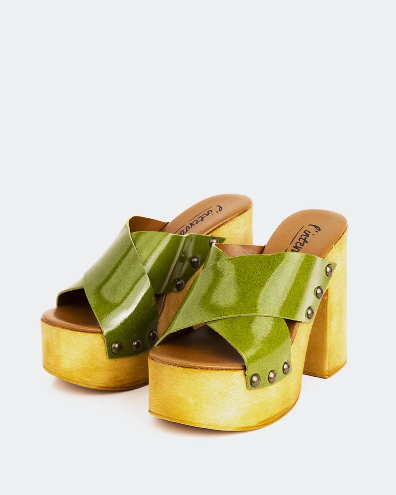 Twist Green Leather sold by L'Intervalle product image thumbnail 2