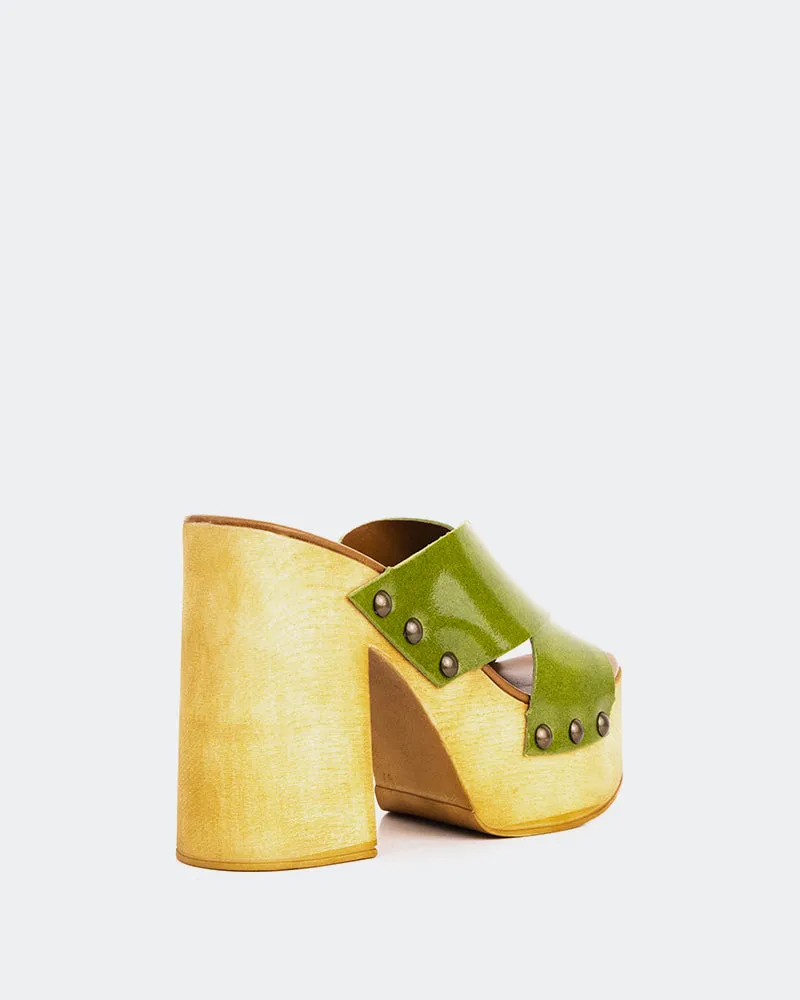 Twist Green Leather sold by L'Intervalle product image thumbnail 3