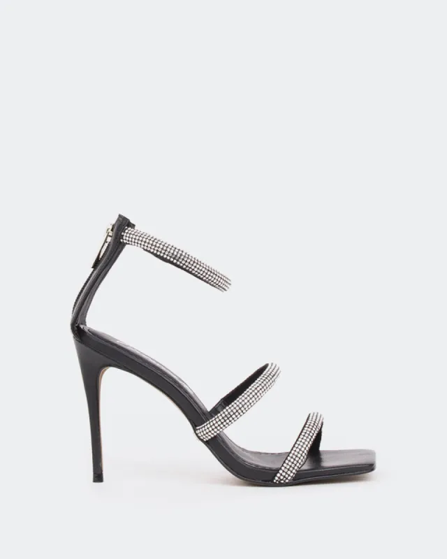 Shamari, Black Leather/Cuir Noir sold by L'Intervalle