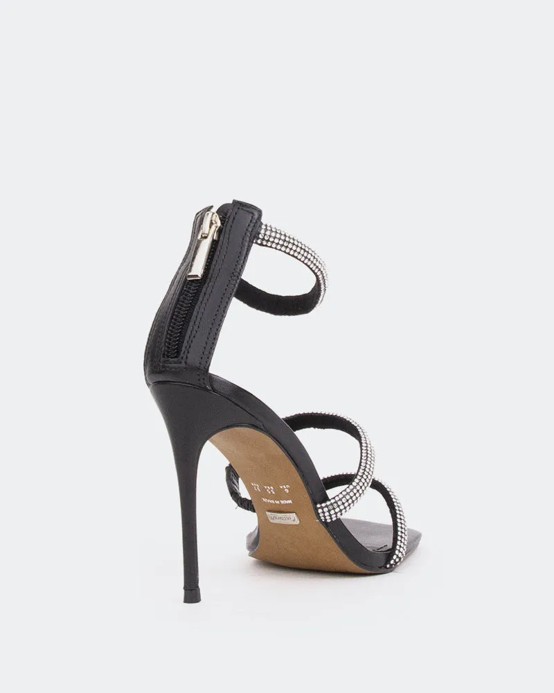 Shamari, Black Leather/Cuir Noir sold by L'Intervalle product image thumbnail 3