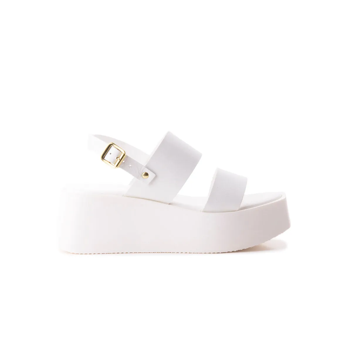 Pelosa White Leather sold by L'Intervalle