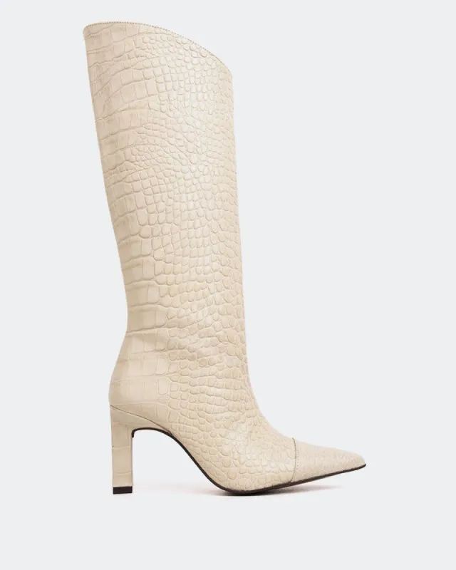 Monarque Beige Leather sold by L'Intervalle
