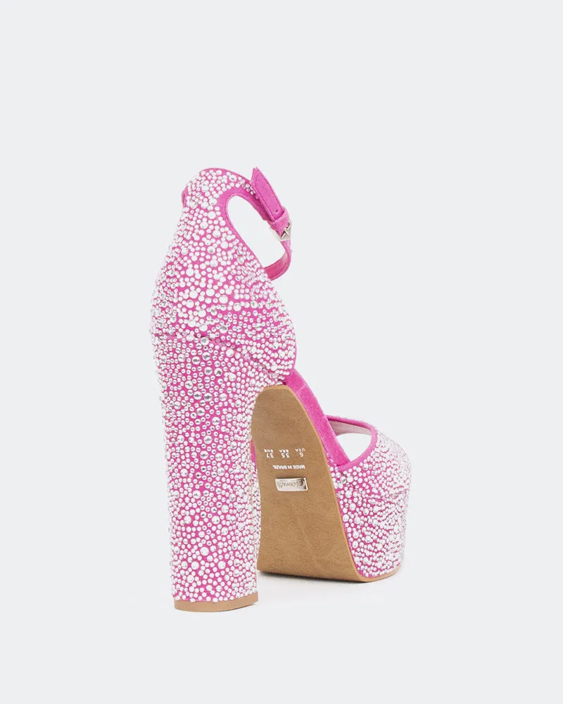 Cupid, Fucshia Suede/Suède Fucshia sold by L'Intervalle product image thumbnail 3