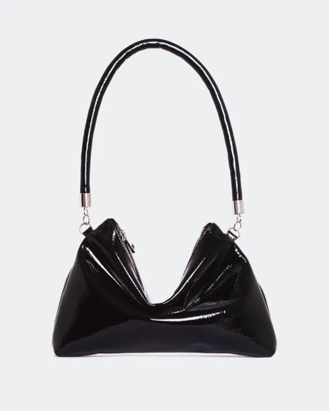 Cécile Black Naplack sold by L'Intervalle