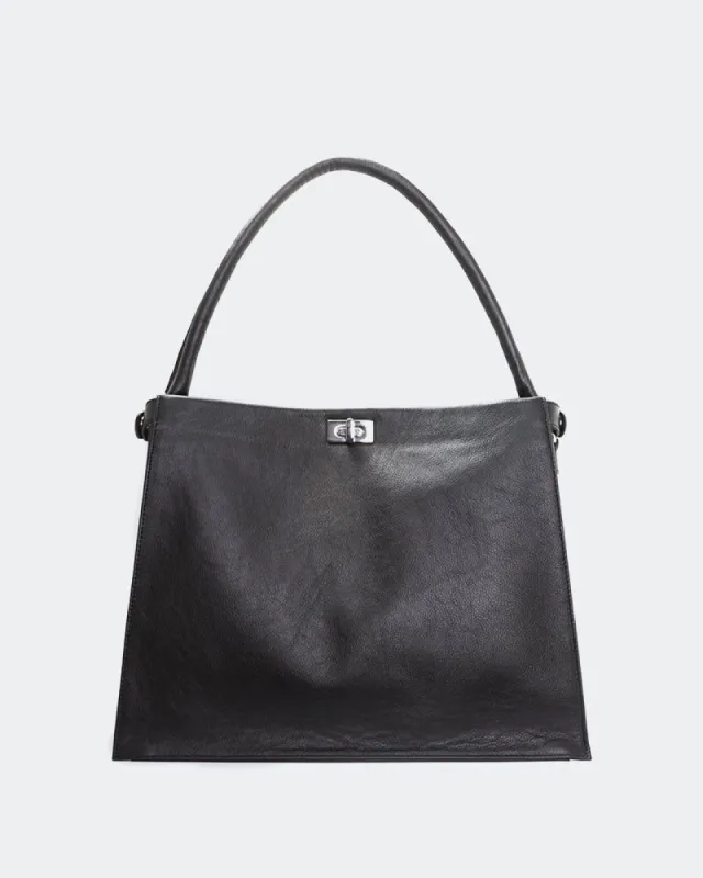 Livie Black Leather sold by L'Intervalle