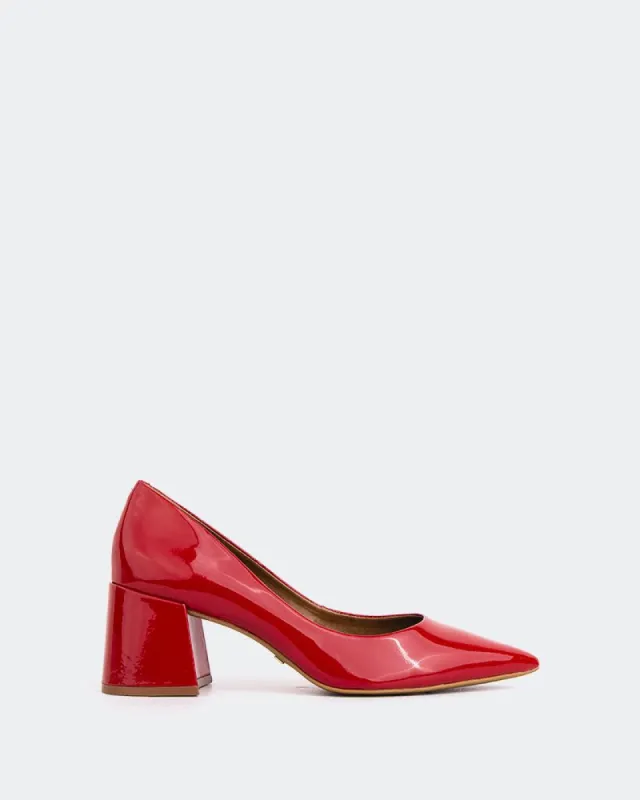 Alisha Red Patent sold by L'Intervalle