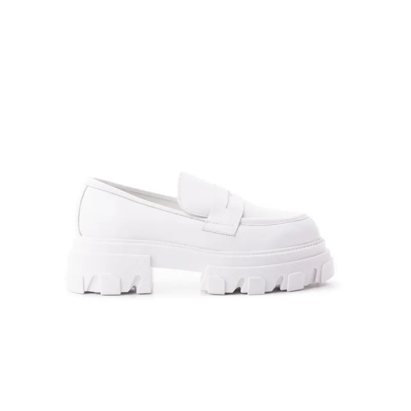 Tahara White Leather sold by L'Intervalle