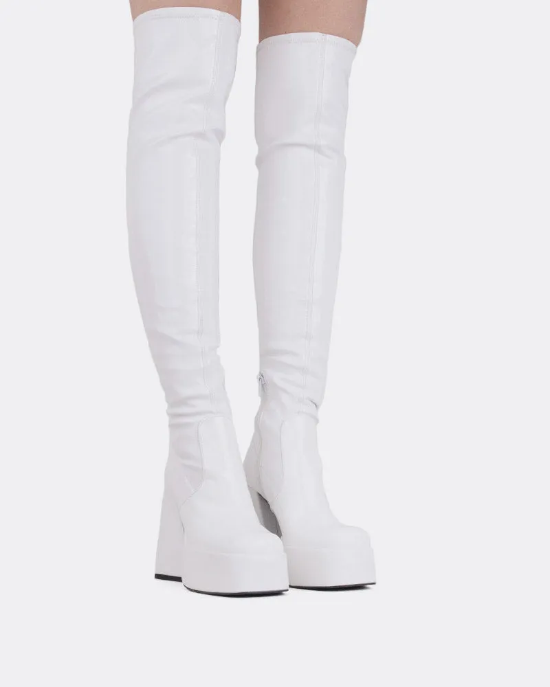 Sonny White Patent Stretch sold by L'Intervalle product image thumbnail 2