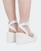 Geralda White Leather sold by L'Intervalle