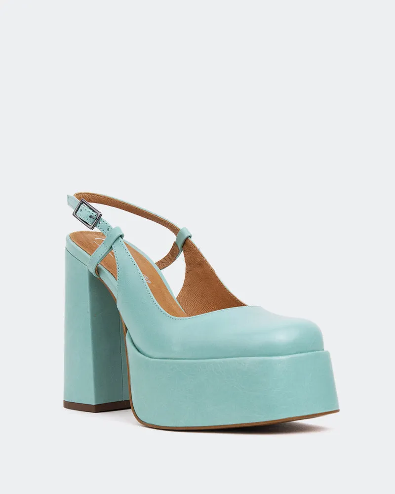 Cave, Blue Leather/Cuir Bleu sold by L'Intervalle product image thumbnail 2