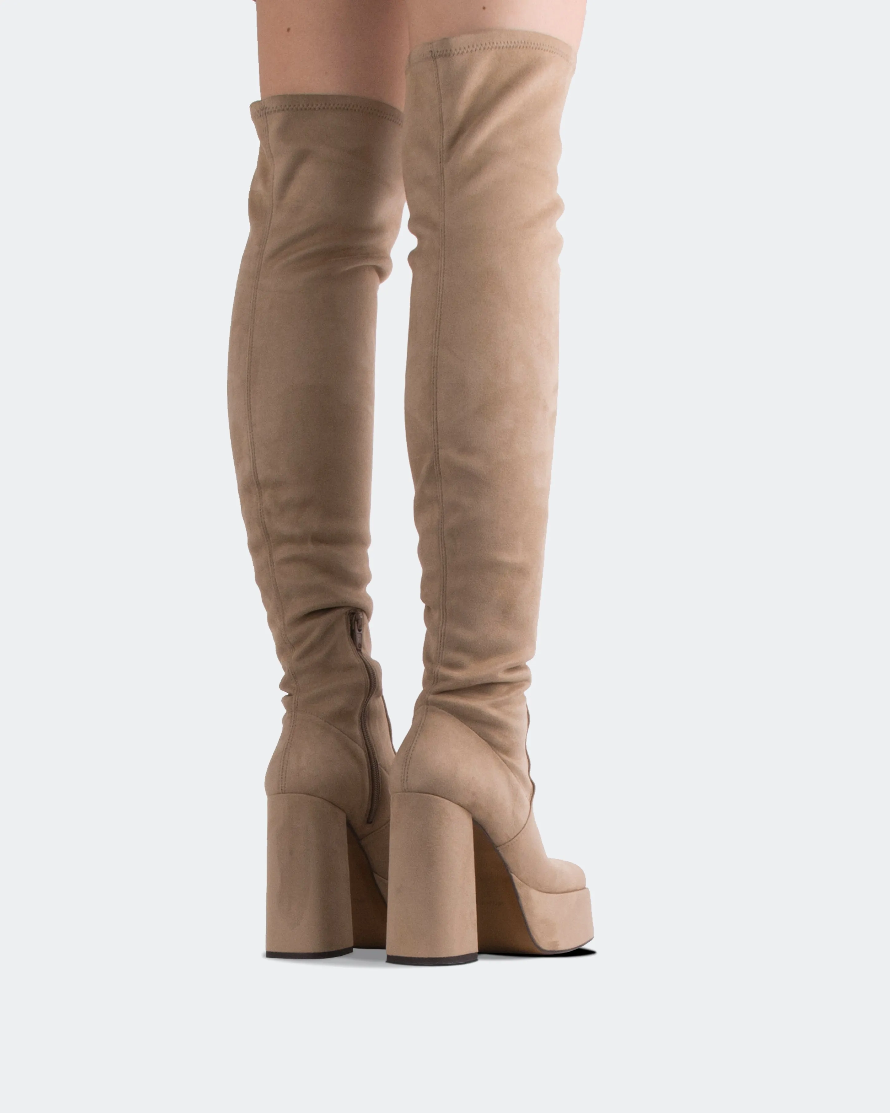 Azalea Taupe Suede sold by L'Intervalle product image thumbnail 4