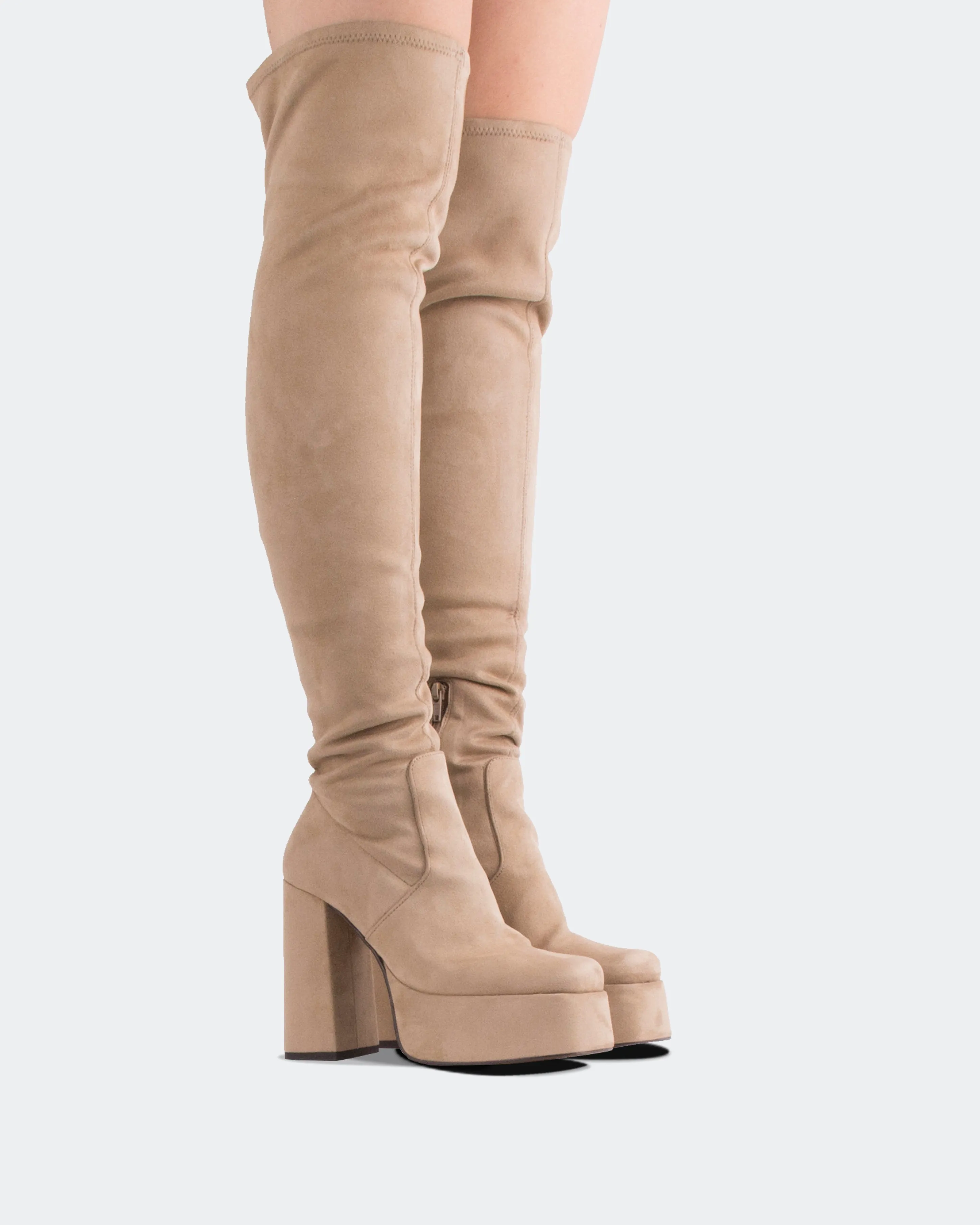 Azalea Taupe Suede sold by L'Intervalle product image thumbnail 3