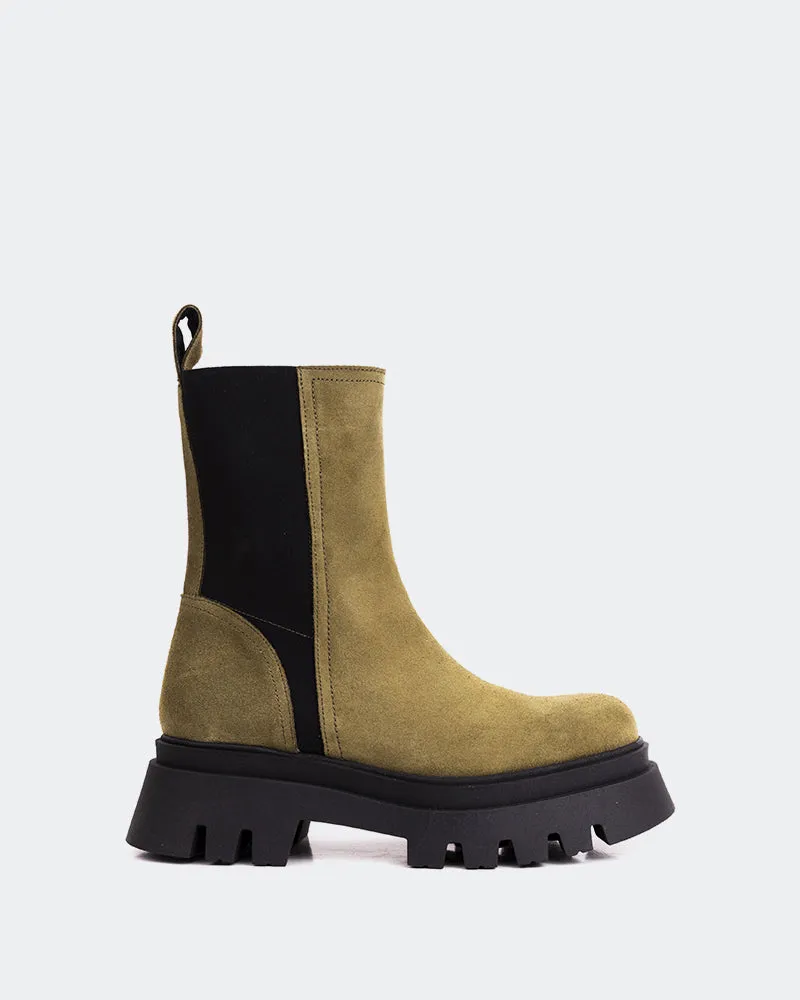 Ascari Khaki Suede sold by L'Intervalle