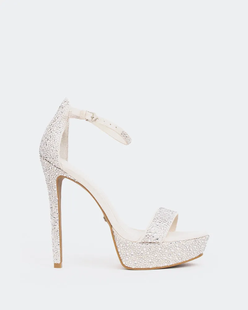 Rinna, Off White Suede/Suède Blanc Cassé sold by L'Intervalle