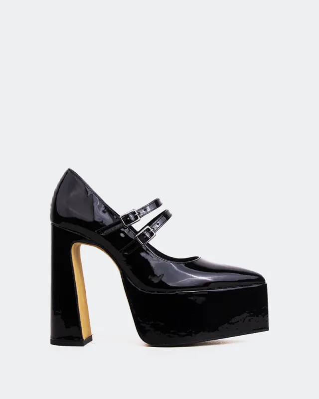 Adelita Black Patent sold by L'Intervalle