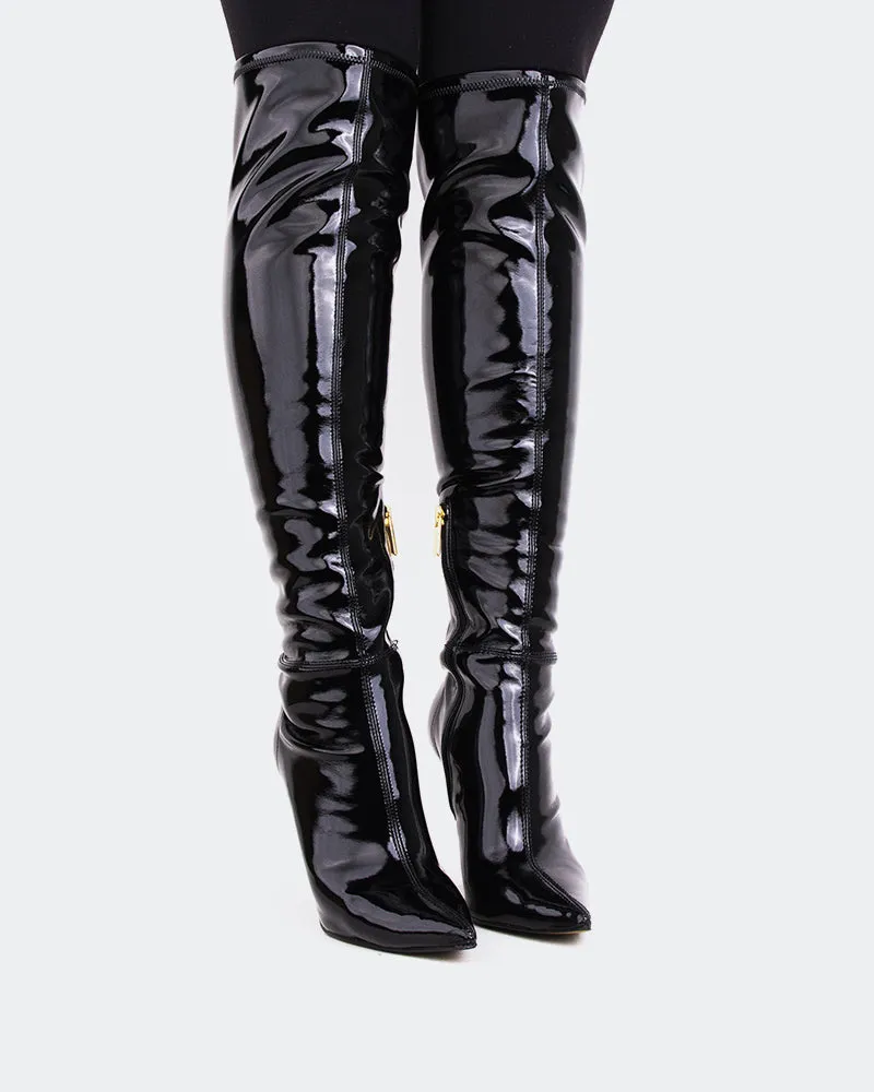 Sahar Black Patent sold by L'Intervalle product image thumbnail 2