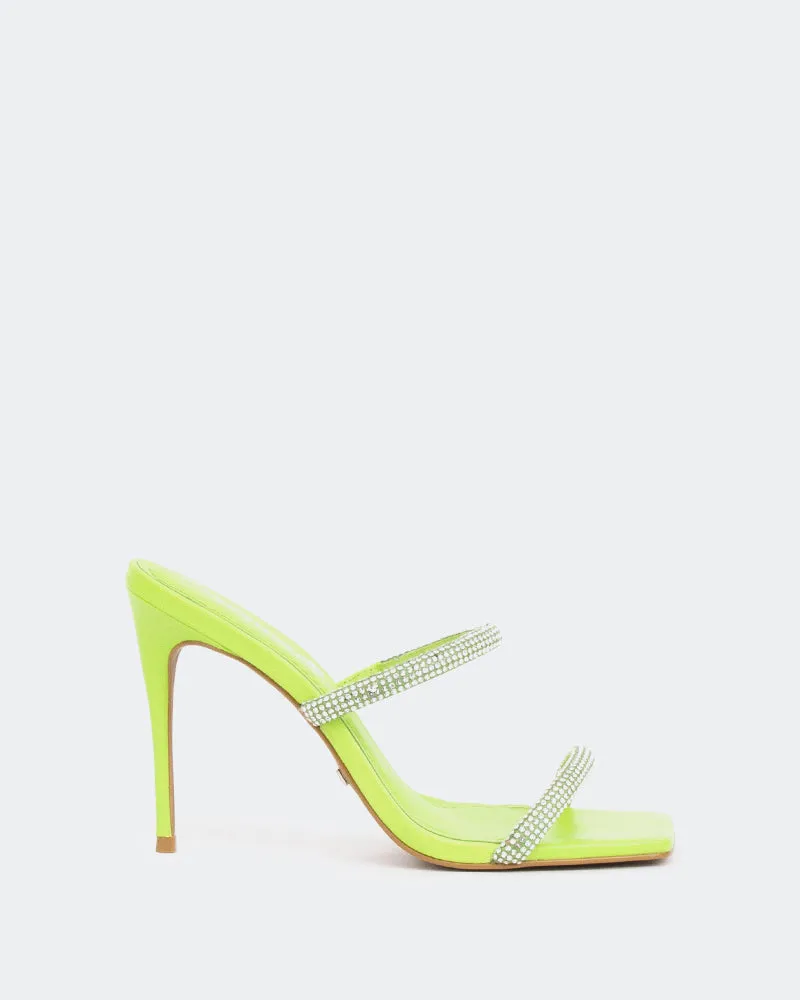 Tinsley, Green Leather/Cuir Vert sold by L'Intervalle