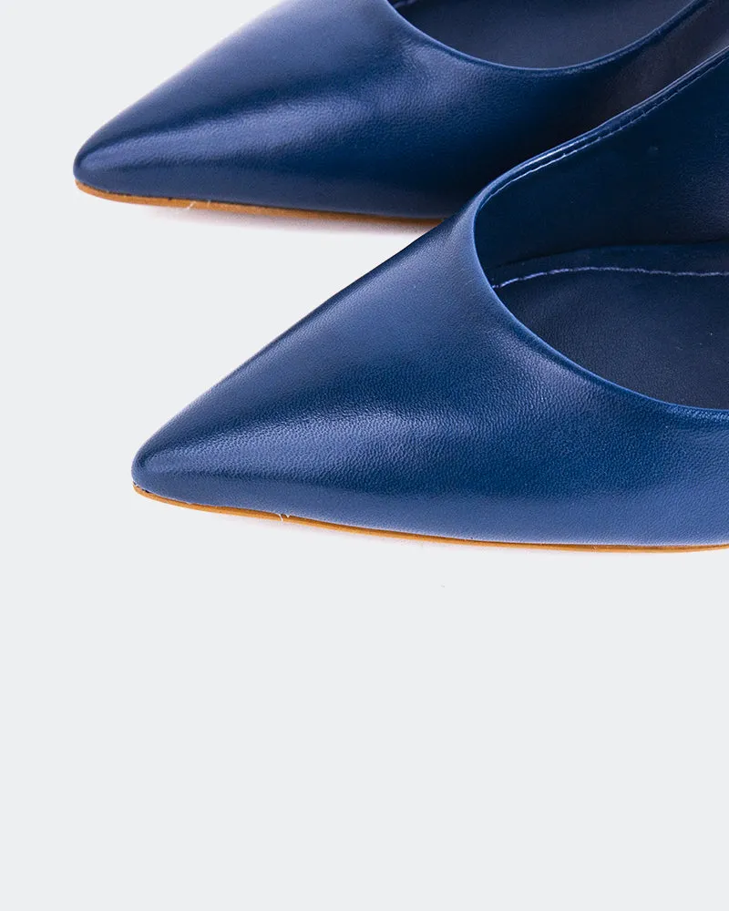 Dalida Navy Leather sold by L'Intervalle product image thumbnail 4