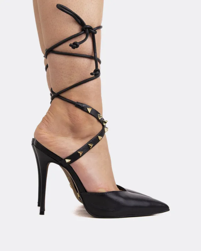 Naomie Black Leather sold by L'Intervalle