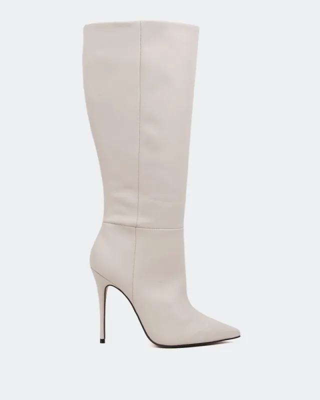 Dalila Off White Leather sold by L'Intervalle