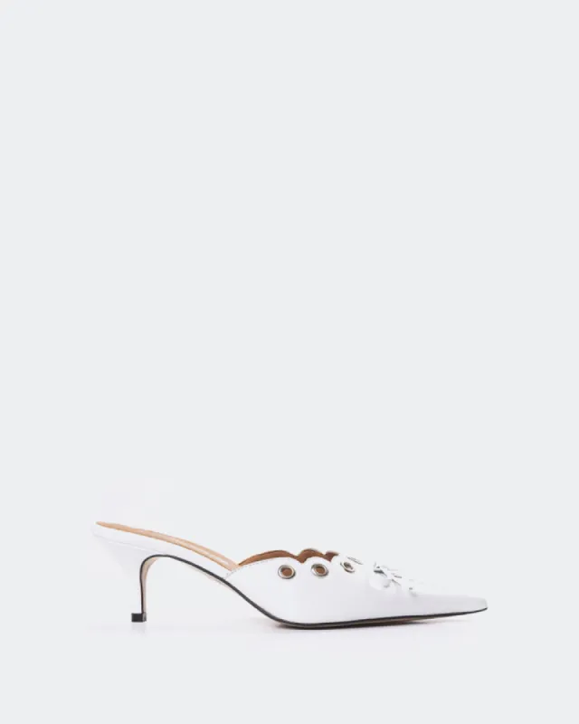 Melba White Leather sold by L'Intervalle