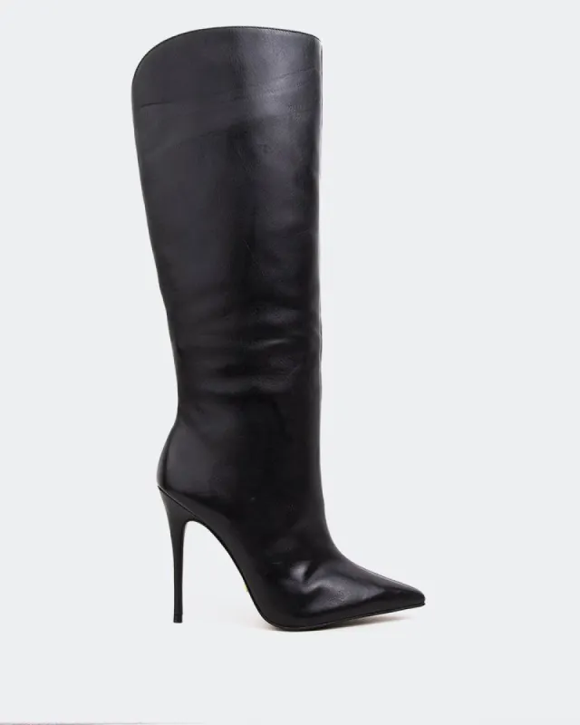 Amina Black Leather sold by L'Intervalle