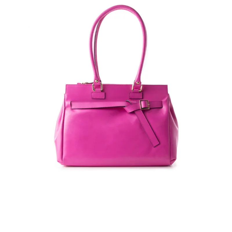Avenue Rasberry Leather sold by L'Intervalle