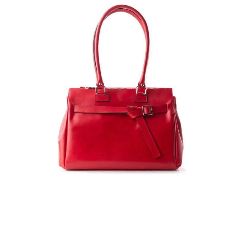 Avenue Red Leather sold by L'Intervalle