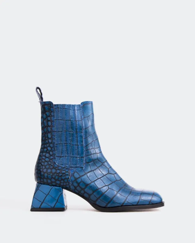 Kent Blue Croco sold by L'Intervalle
