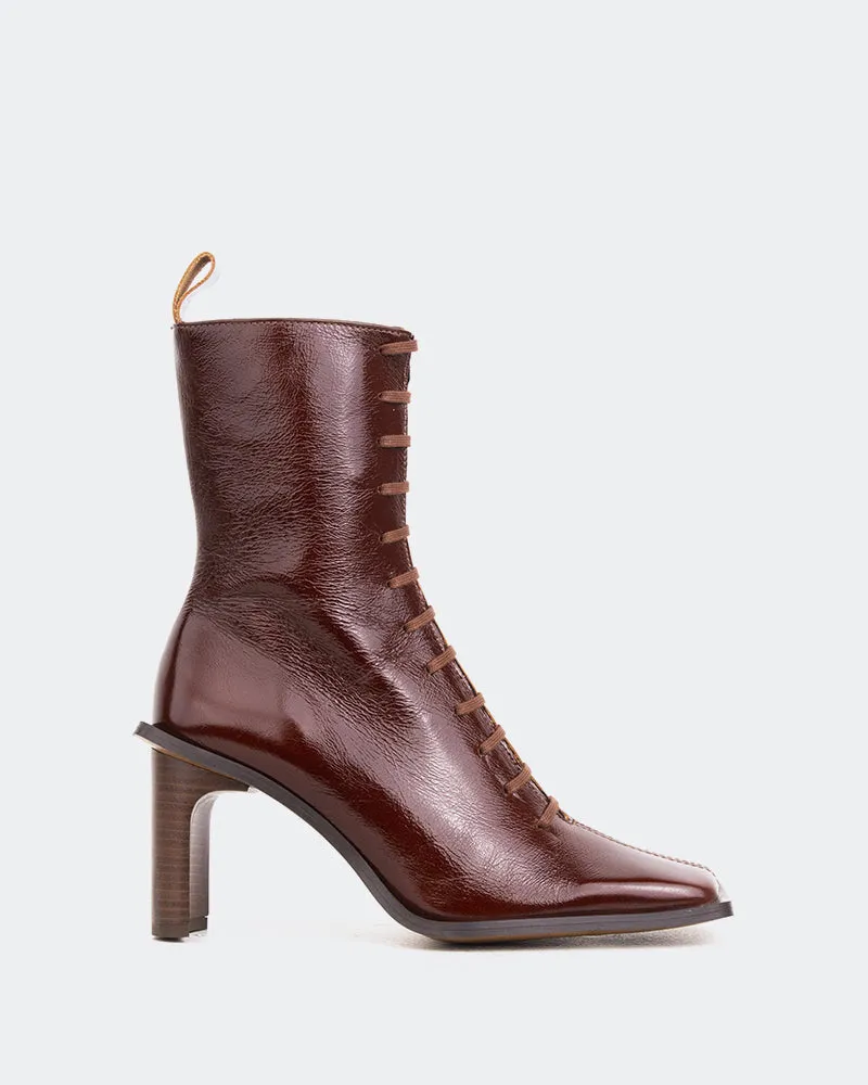 Adaline Chestnut Leather sold by L'Intervalle