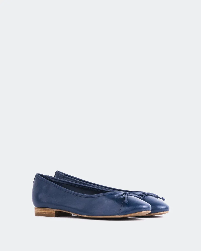 Alona Navy Leather sold by L'Intervalle product image thumbnail 2